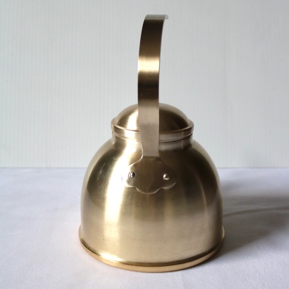 Rose & Fitzgerald Brushed Rose Gold Tone Kettle Tea Pot 1Litre Kitchen Decor - Picture 3 of 7